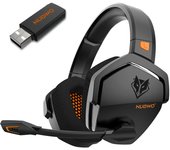 NUBWO G06 Dual Wireless Gaming Headset with Microphone for PS5, PS4, PC, Mobile, Switch, 2.4GHz Bluetooth 5.3 Gaming Headphones