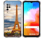 Funda Silicona para Ulefone Armor 12 5G diseño Paris Dibujos