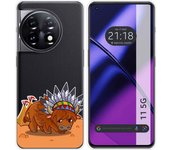 Funda Silicona Transparente para Oneplus 11 5G diseño Bufalo Dibujos