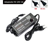 Adjustable Power Supply Adapter AC To DC 3V 12V 3V 24V 9V 24V Universal Adapter with Display Screen Voltage Regulated Hoverboard