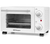 Orbegozo HO 975 Horno Eléctrico Multifunción - Potente y Versátil - Ideal para Asar, Gratinar y Calentar - Capacidad de 10 Litros y Temporizador