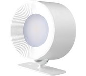 Lámpara de pared interior del LED, lámpara de pared del dormitorio, Batería recargable, control tactil, rotación de 360 °, lámpara de la escalera del pasillo de la sala de estar (Negro)