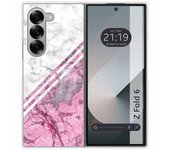 Tumundosmartphone Funda Carcasa Dura para Samsung Galaxy Z Fold 6 5G diseño Mármol 03 Dibujos