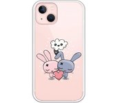 Funda compatible con iPhone 13 - Pareja corazon