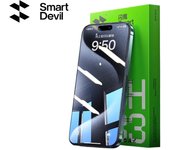 SmartDevil 2/3PCS Anti-fingerprint Tempered Glass Film for iPhone 15Pro Max 14Pro 13 15 Non-full Cover HD Clear Screen Protector