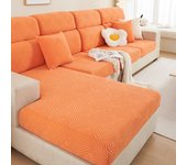 Sofa cushion cover, fleece jacquard sofa cover, all-season universal pet anti dirt, convenient installation 1/2/3/4/L PC