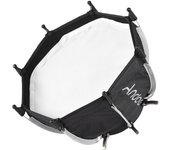 Andoer 30cm/ 11.8in Mini Octagonal Softbox with Removeable Diffuser Cloth Honeycomb Grid for Andoer COB Video Light Mini Softbox