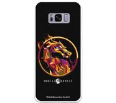 Funda original compatible con Samsung Galaxy S8 - Mortal Kombat Logo Fire