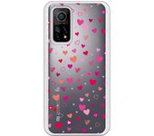 Funda original compatible con Xiaomi Mi 10T/Mi 10T Pro - Corazoncitos de colores