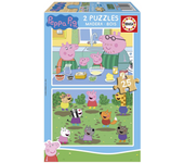 Puzzle de madera 2X25 piezas Peppa Pig (Educa 19995)