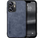 Luxury Leather Case For OPPO Realme C55 C53 Cover With Metal Plate Support Car Hold  For Realme 11 Pro Plus case
