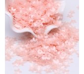Sequin Matte White Color 10mm Cup Five Finger Flower Sequins Paillettes Sewing Wedding Craft Women Garments Accessories 10g/lot