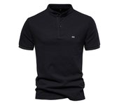 AIOPESON 100% Cotton Solid Color Men's Polos Casual Stand Collar Short Sleeve Polos for Men High Quality Polos Male New Summer