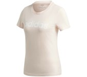 ADIDAS Camiseta Essentials Linear Mujer manga corta rosa de multideporte - GD2933