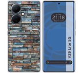Funda Silicona para Vivo V29 Lite 5G diseño Ladrillo 05 Dibujos