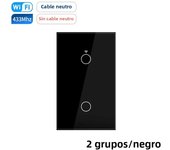 Tuya WiFi Smart Light Switch Neutral Wire/No Neutral Wire Required Wall Touch Switch 1/2/3 Gang Switch For Alexa Google Home