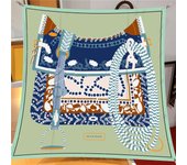 Brand Design Twill Print Silk Scarf Women Luxury Hairband Neckerchief Shawls Bandanna Headband Foulard Ribbon Square Scarves