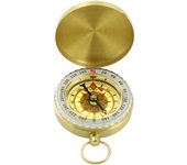 G50 pure copper pocket watch compass compass gold glossy flip cover luminous compass