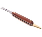 Cortador de injertos, cortador de injertos plegable de acero inoxidable, herramienta para podar plántulas, mango de palisandro, cuchillo de injerto de doble apertura, tijeras de corte