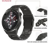 22mm Quick Fit Titanium Metal Band for Huawei GT2 GT3 3 Pro Luxury Business Bracelet for Samsung Galaxy Watch 46mm Gear S3 Strap