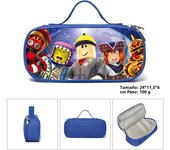 ROBLOX Primary School Pencil Bag Children's Pencil Case Stationery Box Anime Kawaii Cartoon School Bag Mochila