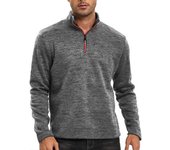 Autumn Men's Half Zipper Thicker Sweatshirts Solid Color Pullover for Male Turtleneck Sweaters Lightweight Warm Jacket Coats