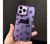 Marvel Logo Cover Phone Case for iPhone 15 Plus 11 Pro Max 12 Pro X 14 Pro 13 XS Max XR Shockproof Soft