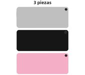 Black Heating Mouse Pad, Oversized Dirt Resistant Heating Pad, Leather Waterproof, 3-second Heating Gaming Table Pad