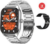 Nuevo reloj inteligente con control de frecuencia cardíaca, presión arterial, oxígeno en sangre, llamadas Bluetooth y multideporte.