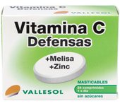 Vallesol Vit.C Melisa Zinc 24Comp.Masticable