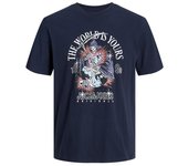 Jack & Jones Camiseta Hombre JORHEAVENS TEE SS CREW NECK SN