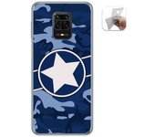 Tumundosmartphone Funda Gel Tpu para Xiaomi Redmi Note 9S / Note 9 Pro diseño Camuflaje 03 Dibujos