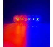 6 LED Strobe Warning Lights Strobe Emergency Grille Flashing Lightbar 12V 24V Car Truck Beacon Traffic Lamp Trailer Car Lighting