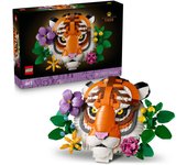 LEGO® Art Colección Fauna 31217 Tigre Regalo por la Fiesta de Inauguración de una Casa, Decoración para Mesa de Despacho, Set de Construcción para Adultos, Arte Mural Construible