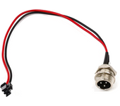Balancing Scooter Hoverboard 3 Pin 3 Pole Connector 2 Wire Charging Port Replacement Practical Electric Balance Car Parts