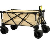 S7 STAR 7 inch Carrito Plegable de Carga con Rueda Ancha, Carro de Transporte Compacto y Ligero, Ideal para Compras, Jardín, Camping y Playa, Manillar Ajustable y Gran Capacidad, Fácil de Guardar