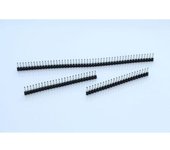 10 tiras de 50 manguitos negros de 1,5 mm² x 8 mm para quadro plus