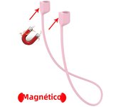Soft Silicone Anti Lost Magnetic Rope Earphones for Apple AirPods Pro 2 Galaxy Buds 3 Bluetooth Wireless Headphone Earbuds Strap