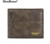 Nueva cartera para hombre MenBense, estilo corto, moderna y casual, con ranura para múltiples tarjetas y tarjetero.