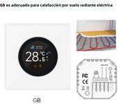 TUYA WiFi Smart Knob Thermostat Floor Heating Water Gas Boiler Home Room Programmable Temperature Controller Alexa Google Home