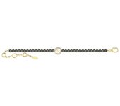 Guess Pulsera Mujer Paradise De Acero Dorado, Negro