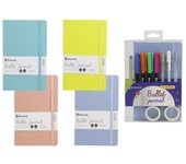 SET  LIBRETA BULLET SOFT +  ROTULADORES PINCEL Y BOLIGRAFOOS BISMARK INGRAF 330619