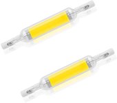 Paquete de 2 bombillas LED R7S de 10 W, 78 mm, regulable, blanco frío, 6000-6500 K, 100 W, repuesto halógeno J78, tubo base