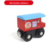 Magnetic Wood Train Toys Wooden Train Accessories Anime James Locomotive Model Car Toy for All Brands Tracks Kid Christmas Gifts