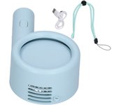 Ventilador de mano USB Mini ventilador portátil plegable Bolsillo al Aire Libre Pequeño ventilador Oficina dormitorio Azul
