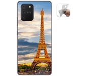 Tumundosmartphone Funda Gel Tpu para Samsung Galaxy S10 Lite diseño Paris Dibujos