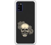 Funda compatible con Samsung Galaxy A41 - tatoo calavera dotwork