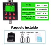 Professional Electronic Torque Ratchet Wrench High Precision Digital Torque Meter 0.1-340 N.m Adjustable Torque Meter Adapter