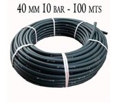 Suinga Tubería Polietileno Agrícola 40mm 10 Bar 100m Negro - Resistente y Duradero