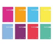 Pacsa - CUADERNO SERIE PLASTIPAC BOLSILLO TAPA POLIPROPILENO 90 GRS. A-6 80 HOJAS CUADRÍCULA 5X5 SURTIDO PACSA 16410 16410
